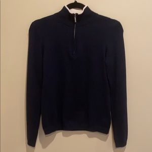 Brooks Bro 346 Women’s Merino Wool 3/4 zip sweater